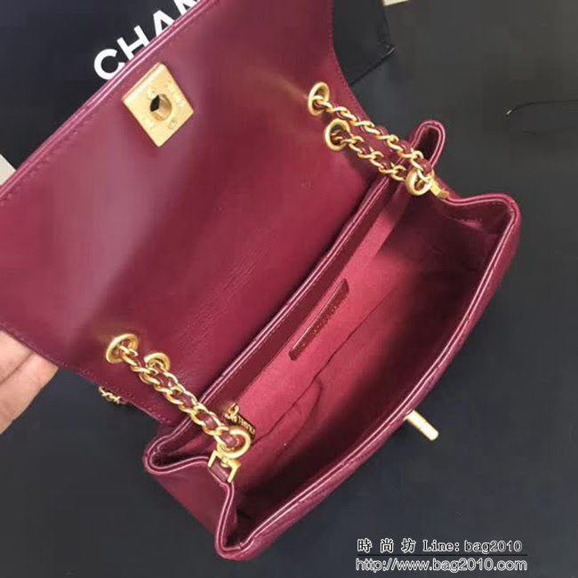 香奈兒CHANEL 57700 2018最新款爆款油臘皮鏈條包 DSC2024